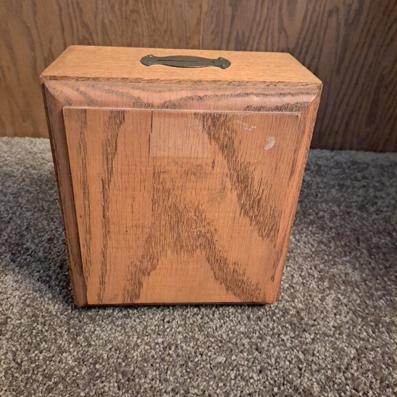 Antique USPS Post Office Box Door Bank With Combination And Original Brass Door - Picture 3 of 9